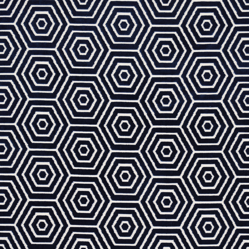 Tissu Mary Mcdonald Bees Knees, Bleu marine