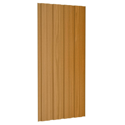 vidaXL Roof Panel 12 pcs Green 31.50 x 17.72 in Galvanised steel