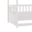 Lit de plancher simple - structure en bois blanc, stable et confortable, faite de contreplaqué de pin