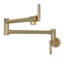 Wall Mount Folding Stretchable Pot Filler Faucet, Single Hole Two Handles-124457661