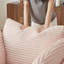 Chaise longue en velours côtelé rose, sans assemblage, coussin à ressorts, confortable pour le salon, la chambre ou le dortoir