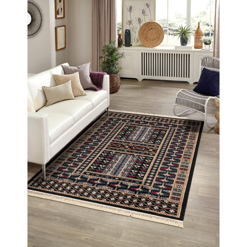 Tapis noir Aucun, Rectangle 2 pi x 3 pi 1 po
