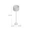 Lampe sur pied 62 po Venito