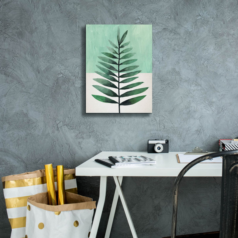 Toile épique Graffiti «Verging Palm 2» par Annie Warren, 12 po x 16 po, H 16 po x l 12 po