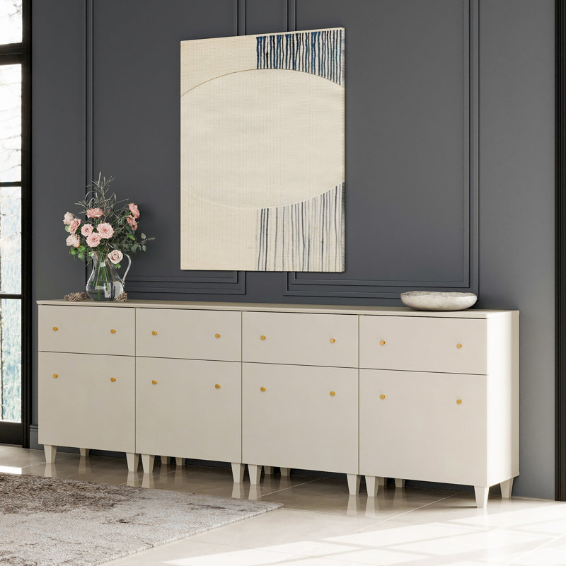 Lysiane 94.4'' Sideboard, Beige