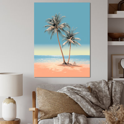 Deserte Island Pearl Paradise Serenity sur toile