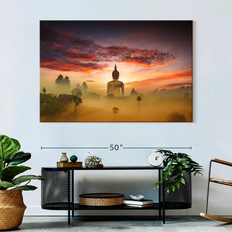  «Big Buddha At Sunrise», H 34 po x l 51 po