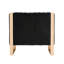 Fauteuil décoratif en velours Trillium Mid-Century-644359982
