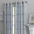 Aenneea Polyester / Linen Light-Filtering Geometric Print Curtain Panel with Grommet Top -779104213-779104200
