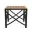 Table de bout d'extérieur carrée 18,9 po