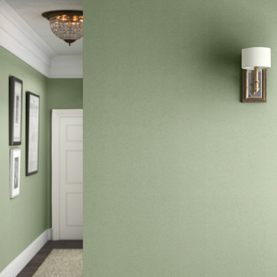 Glossop Fine Weave 27' L x 27" W Distressed Wallpaper Roll