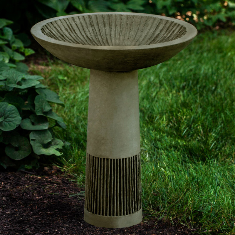 Bain d’oiseaux Equinox, Bronze cuivré