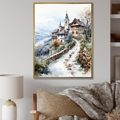 " Vineyard Winter Scenery III "