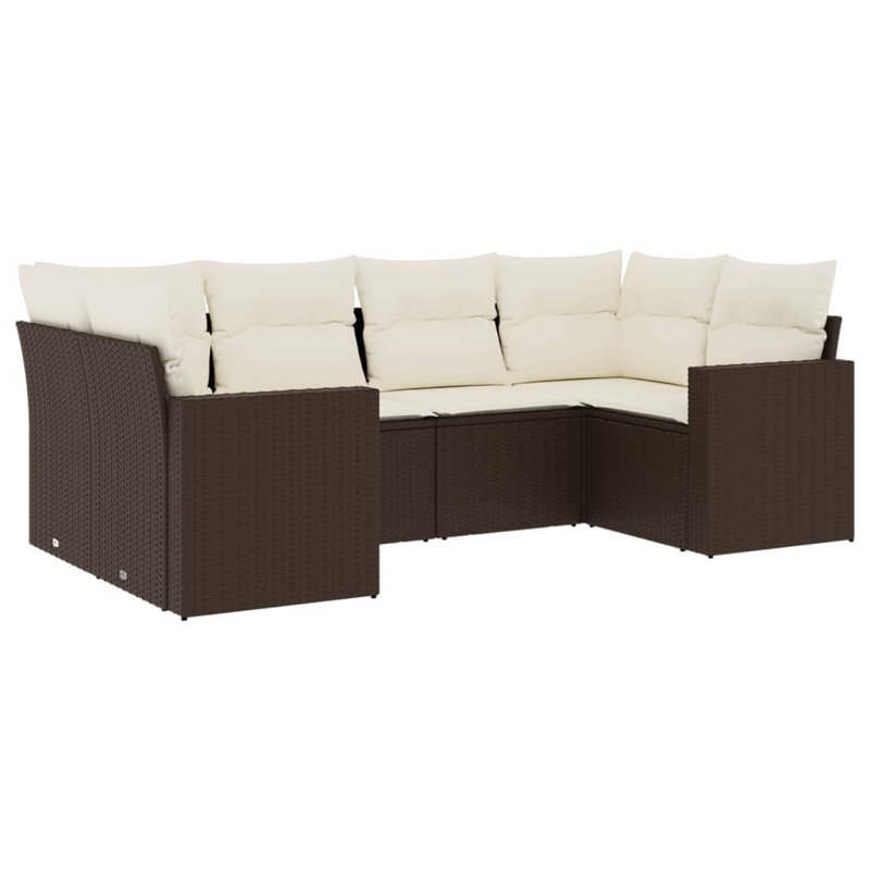 Ensemble de canapé de jardin Vidaxl PE