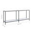 Hannmeike Glass Top Console Table-443084619-443084628