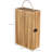 Double Wooden Bottle Wine with Handle Carrier