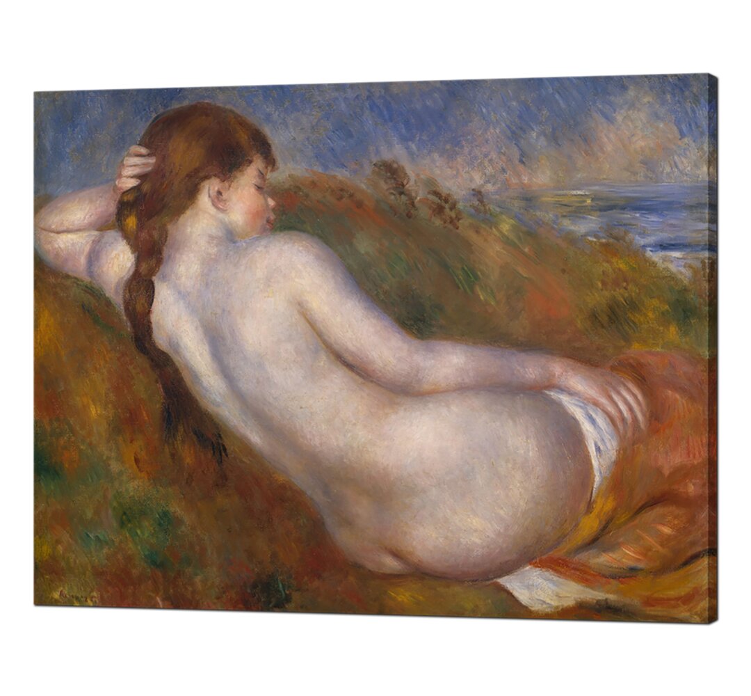 Liegender Akt von Auguste Renoir - Gemälde auf Leinwand