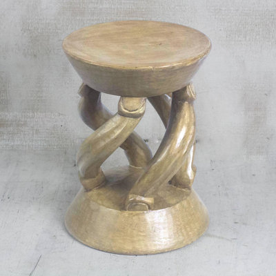 Minnis Solid Wood Accent Stool