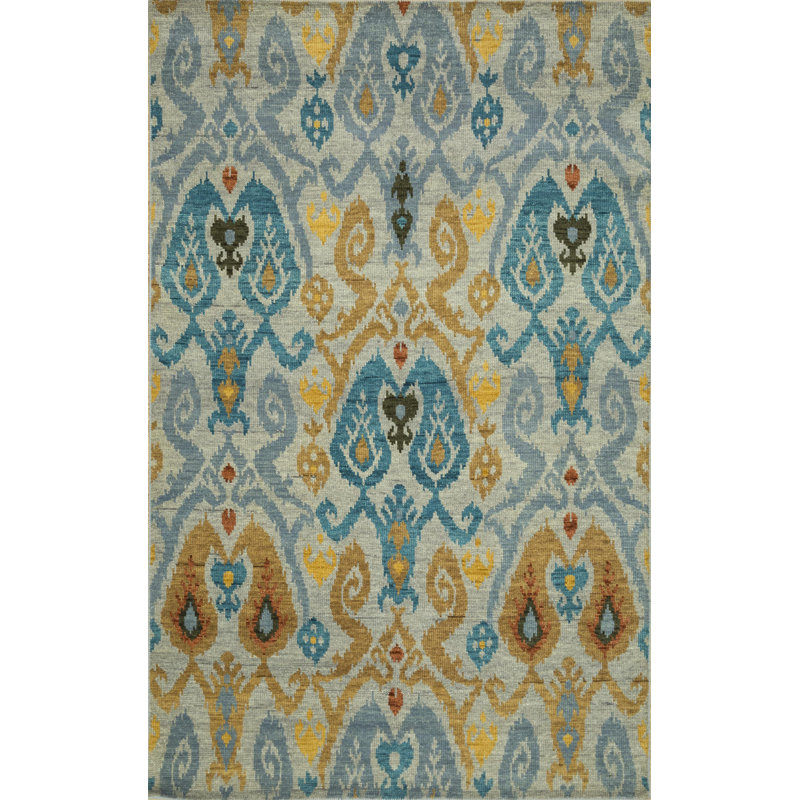 Baek Ikat Wool Hand Knotted 175cm X 245cm Area Rug