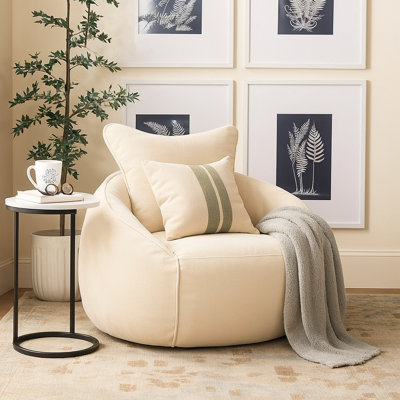 Lazy Sofa: Towel Cloth Fabric Is Close To The Skin, Memory Foam Filling Feels Soft, Suitable For Most Occasions by Trule