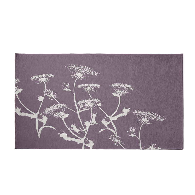 Alvordton Chenille Floral Indoor Rug, Rectangle 3' x 5'