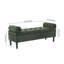 Chenille Upholstered Storage Bench-1141150571
