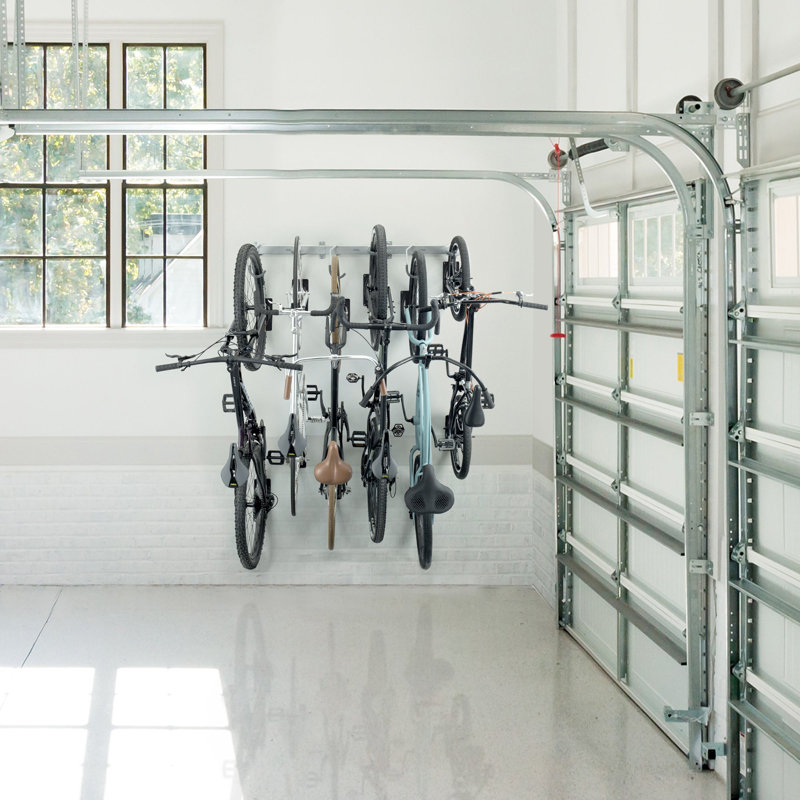 6 Bike Wall Mounted Bike Rack