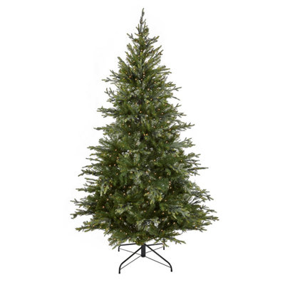 84cm H Lighted Artificial Spruce Christmas Tree