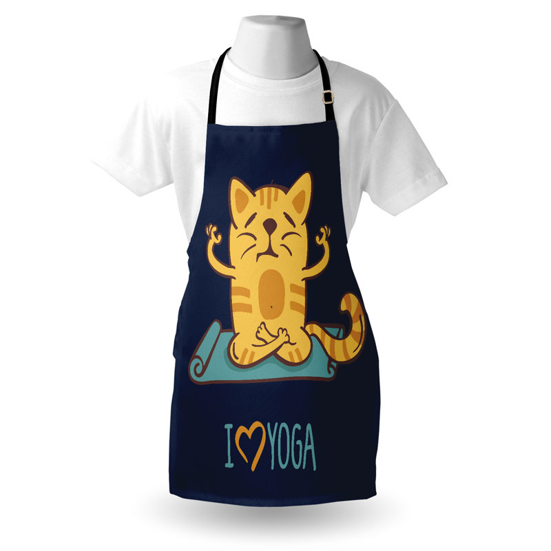 No Pattern Bib Apron
