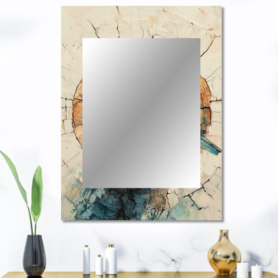 «Dove Animal At The Forest On Slide II», décor de miroir mural unique, grand miroir moderne, art imprimé en métal