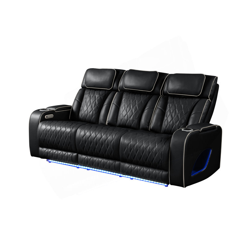 Canapé inclinable Fortuner, Noir