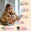 Couverture simple en flanelle JYK en microfibre moelleuse, douce et respirante, 60 po x 80 po, patchwork d'automne rétro-134485454