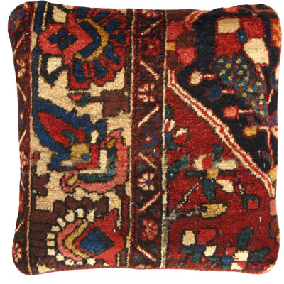 Pasargad Vintage Hand Knotted Farahan Rug Pillow 20"