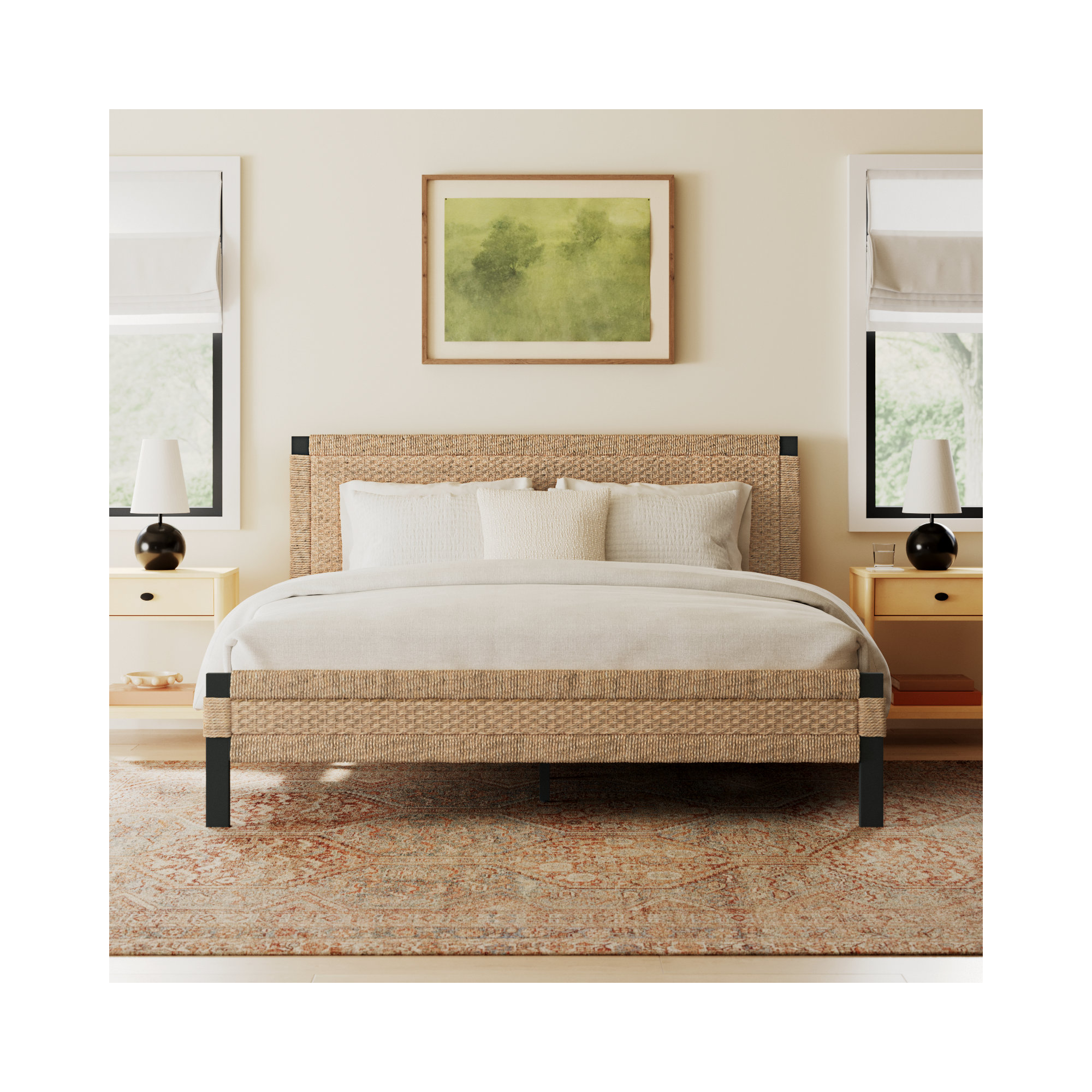 Natalie Low Profile Standard Bed, King