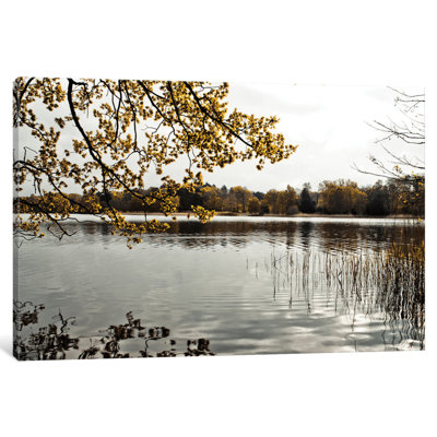 Jour au lac - reproduction de photo sur toile