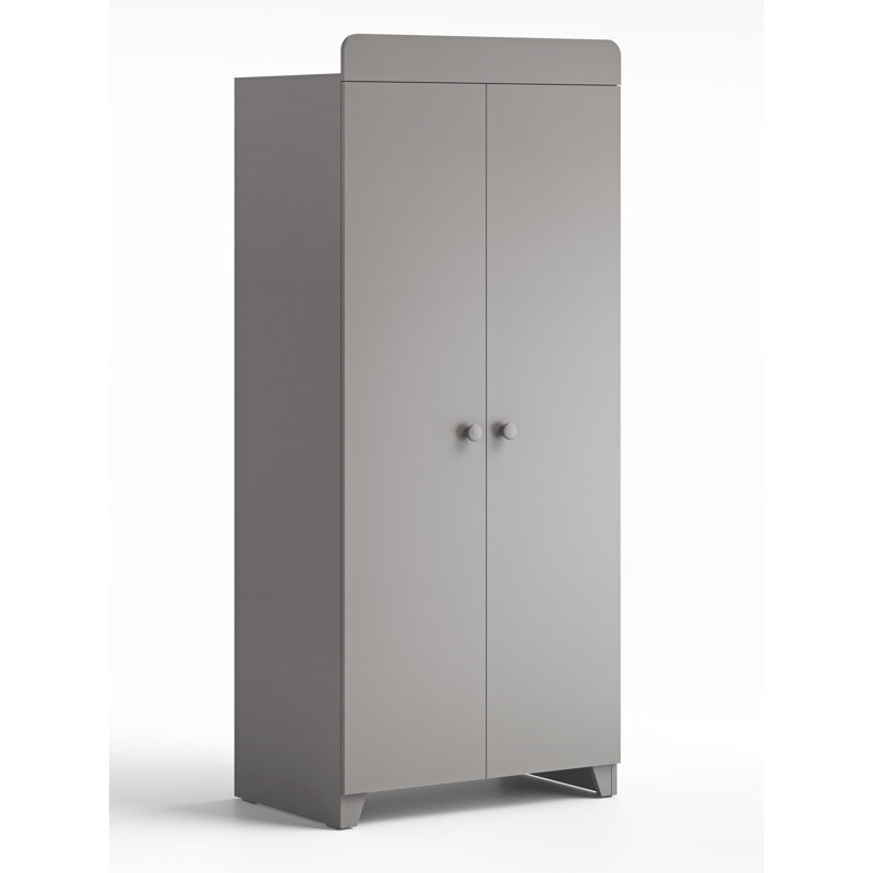 Little Acorns Classic Wardrobe, Light Grey