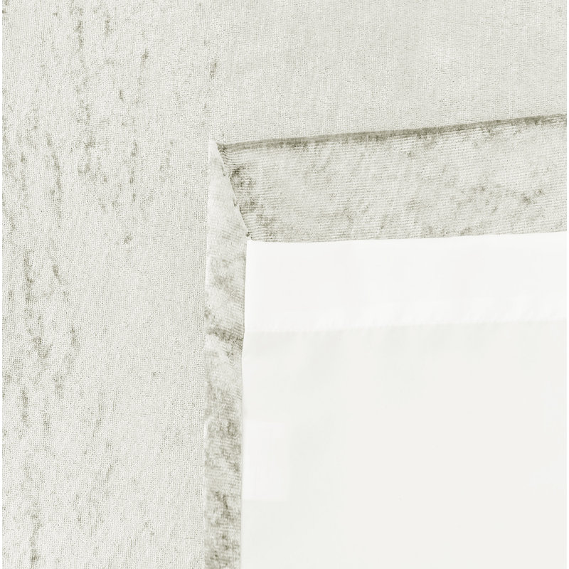 Room Darkening Curtain Pair, Off White, 228cm W x 274cm H