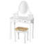 Ensemble de meuble-lavabo avec miroir cavender-910060911