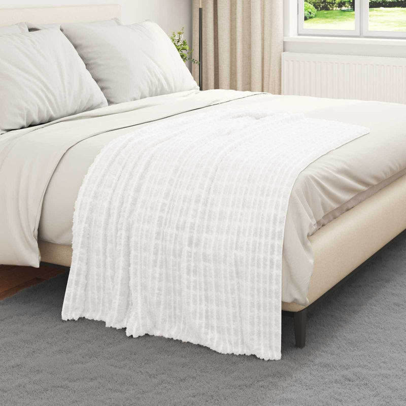 5.2-31 Throw Blanket, 150cm x 130cm, White