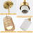 1-Light 5.9" W Boho Style Single Pendant Light With Hand-Woven Rattan Shade,  Gold Pendant Light For Kitchen Island, Dining Room, Entryway, Suitable For Sloped Roof Mounting-1634518491