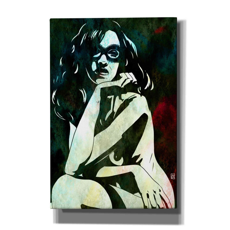 «Relaxed» par Giuseppe Cristiano, art mural sur toile, L 40 po x H 60 po