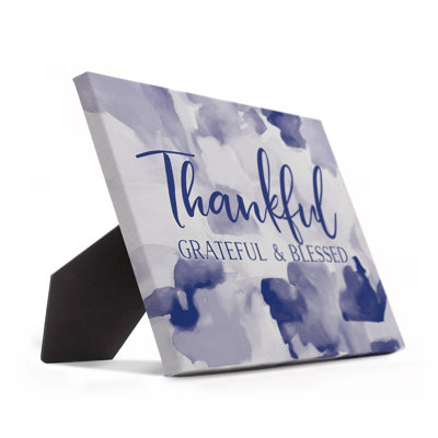 Uriegas Thankful Grateful Blessed Decorative Plaque Set of 3 -  The Holiday Aisle®, 62CA0E4BE5354715BC11B89AEE445BF3