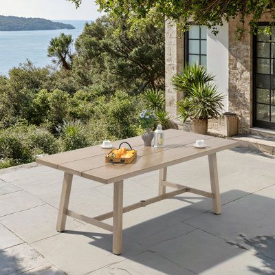 Outdoor Patio Aluminum Rectangular Dining Table