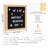 Freestanding Felt Mini - Up To 2' Letter Board