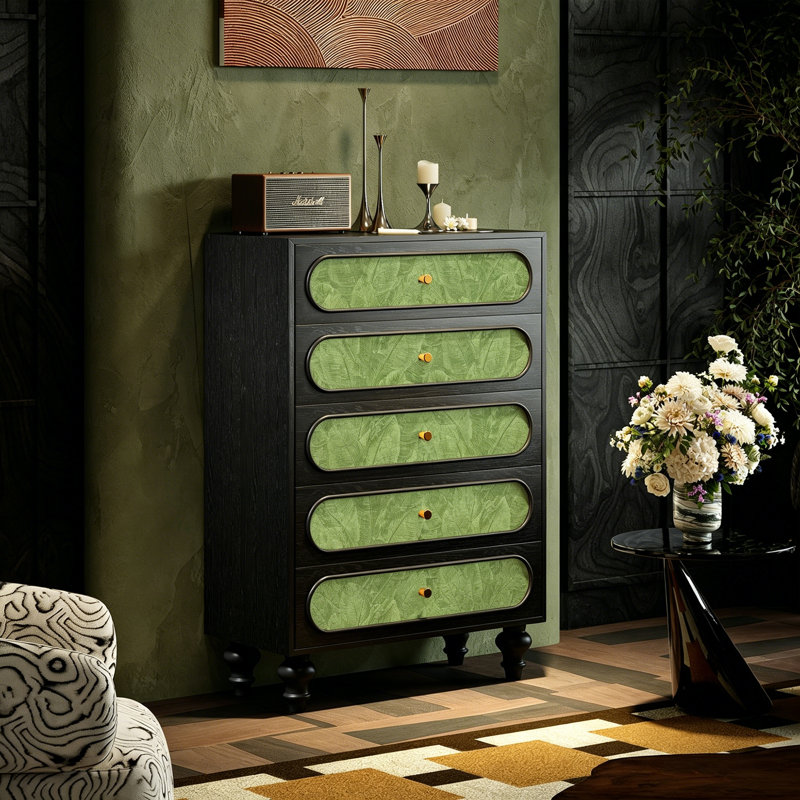 Armoire de rangement 5 tiroirs Modern