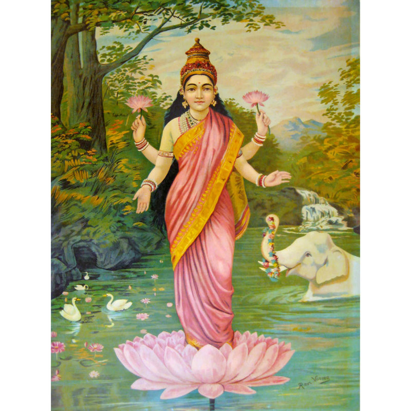 Painting Varma Goddess Lakshmi - No Frame Art Prints
