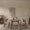 Light luxury style rectangular dining table sets