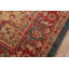 Tapis oriental rouge tissé à la machine Halida-17547538