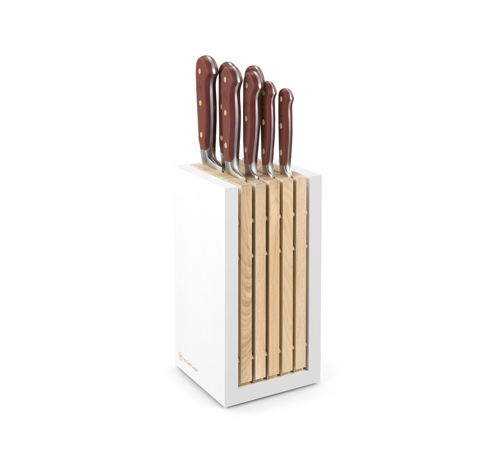 WÜSTHOF German Classic Color 8 Piece Knife Block Set, Tasty Sumac
