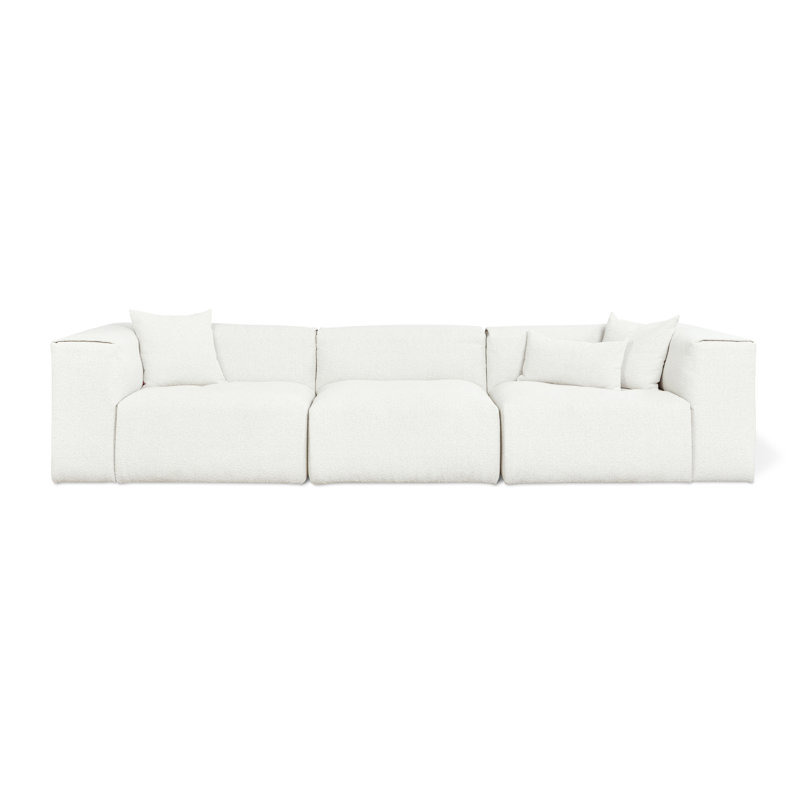 Canapé modulaire 3 pièces Nest, Os, H 28,5 po x l 132 po x P 41 po, 3